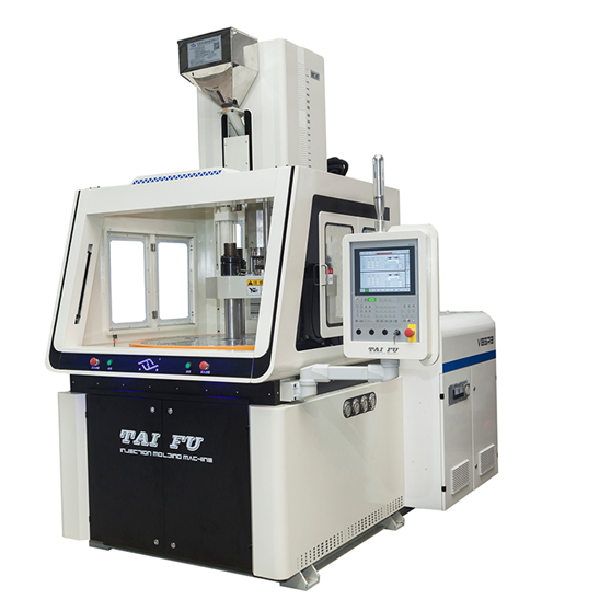 vertical high-speed disc injection molding machine